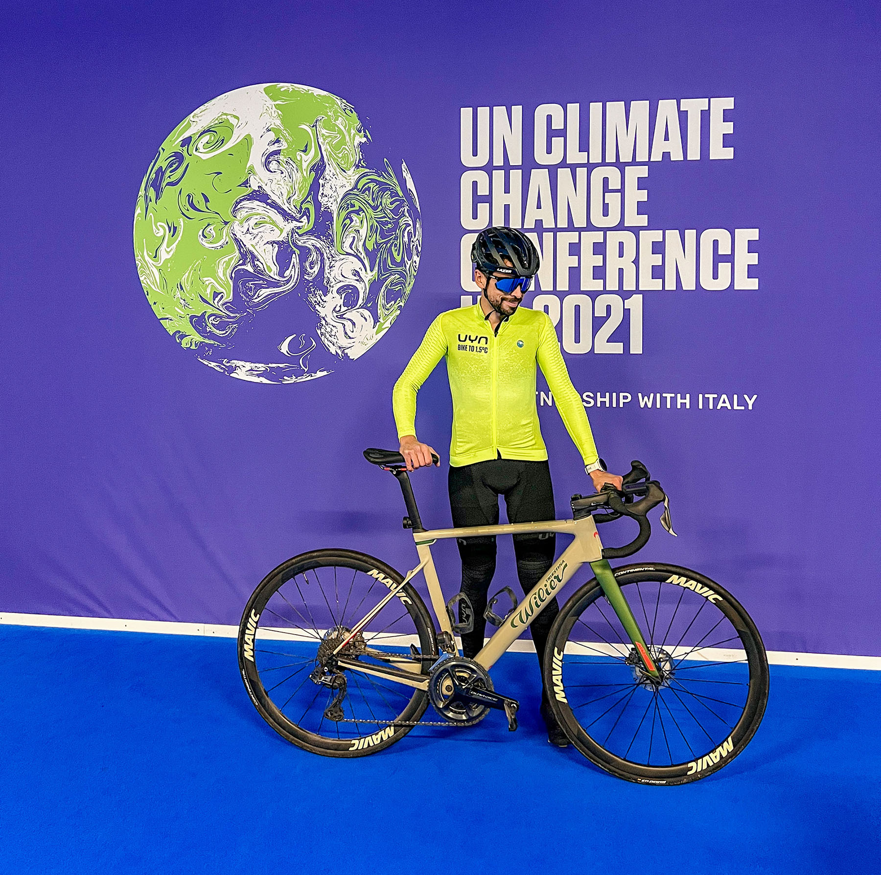 00Tris Lingresso in bici alla COP26 Glasgow